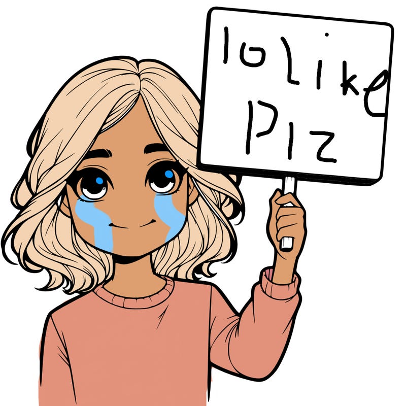 realistic girl holding up a sign