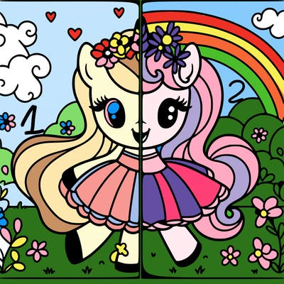 pritty half and half