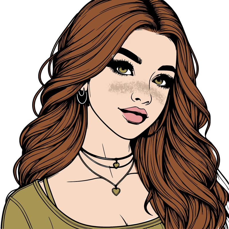 detailed realistic girl