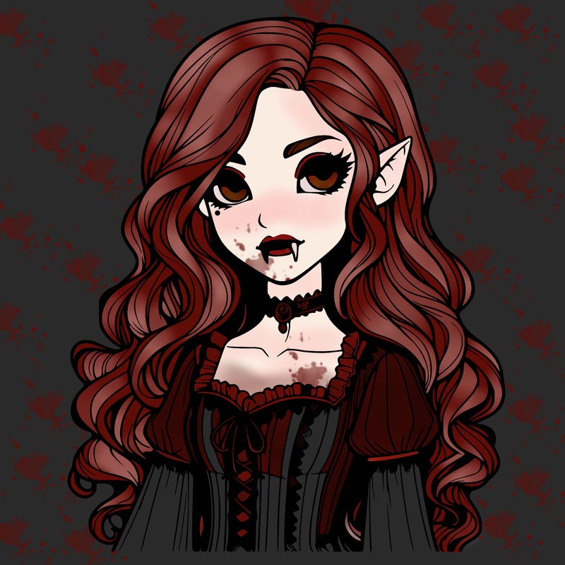 realistic vampire girl