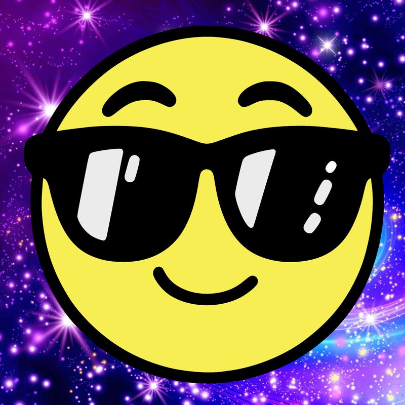 emoji with sunglasses