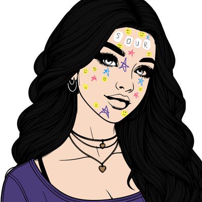 detailed realistic girl