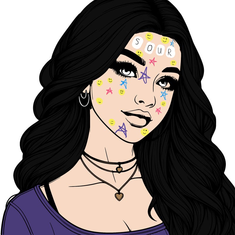 detailed realistic girl