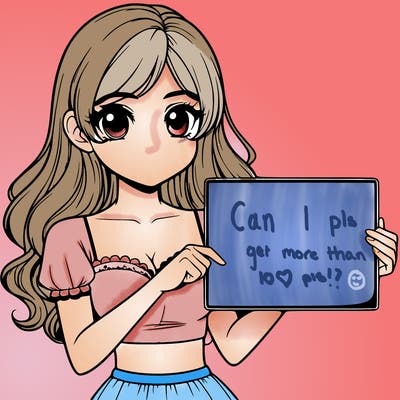 realistic pretty girl holding blank sign