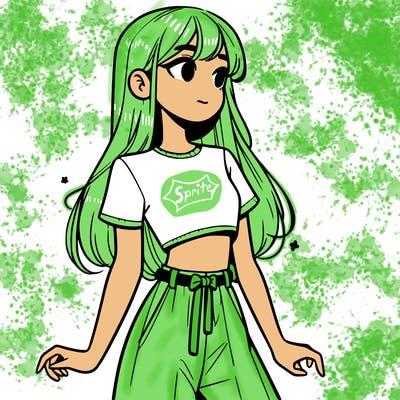 girl in a cute crop top