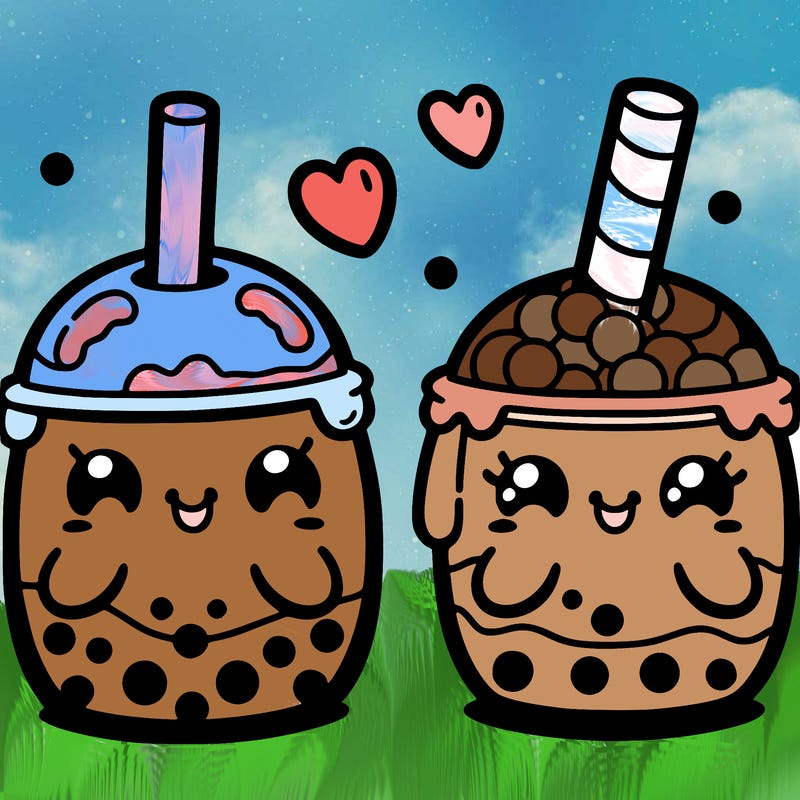 cute boba tea