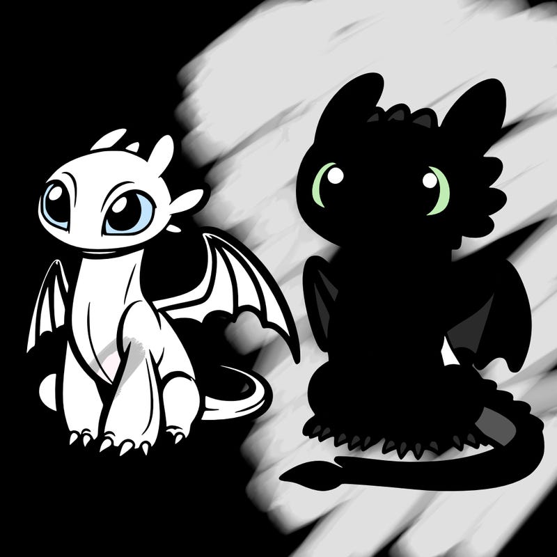 toothless and light fruy