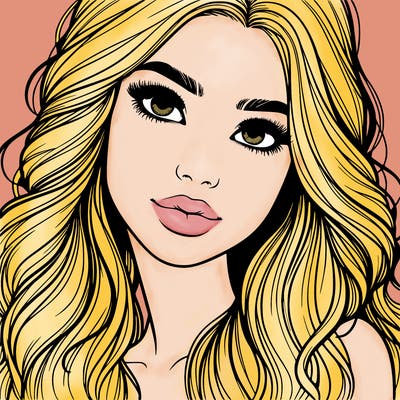 beautiful realistic girl