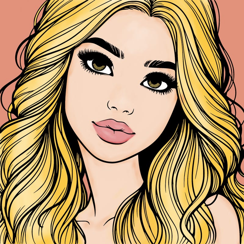 beautiful realistic girl