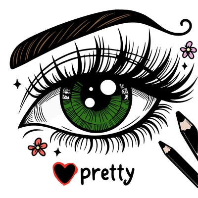 pretty eye