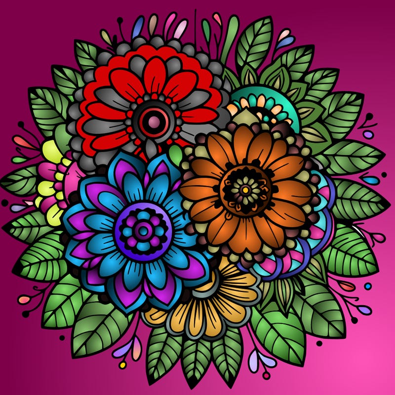 mandala flowers