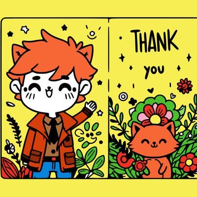 thank you card