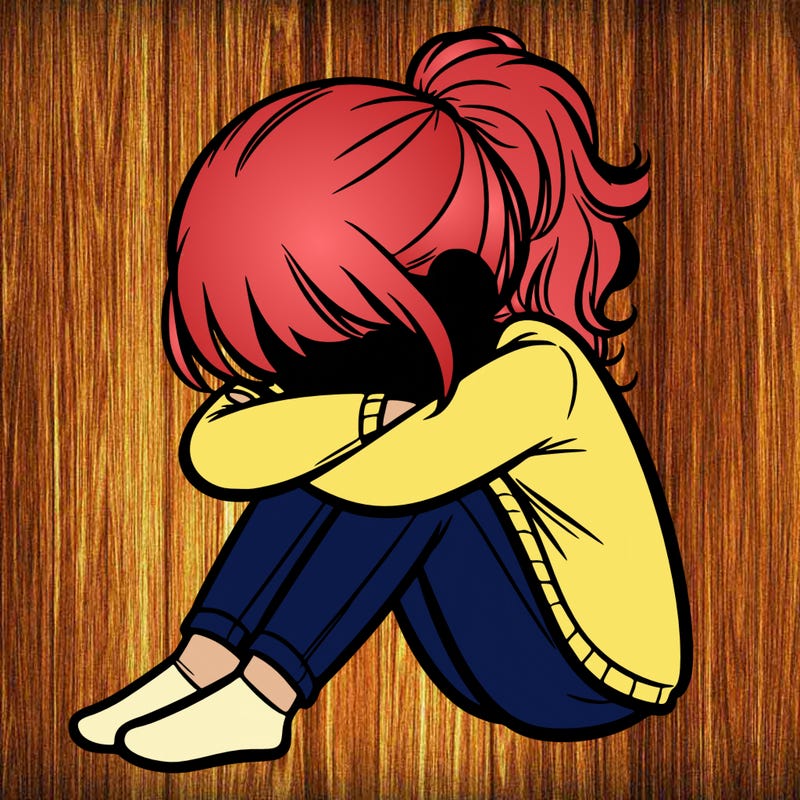 depressed girl