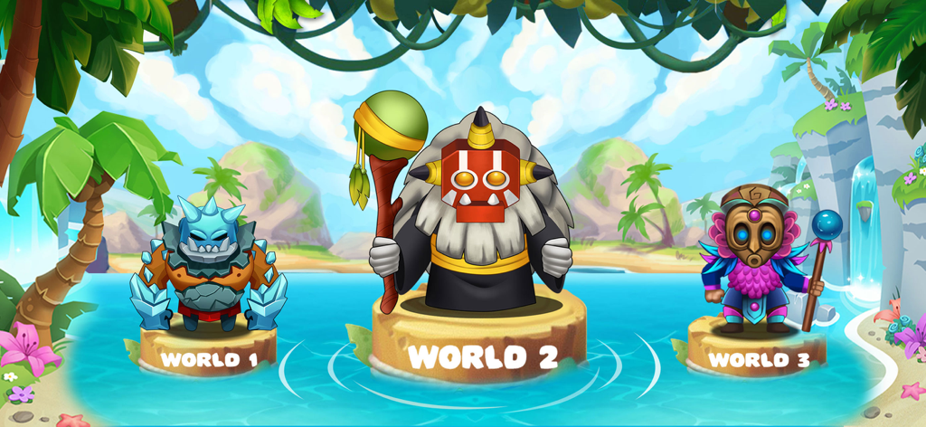 Bomber Classic- Bomberman - A selection of three game worlds featuring unique boss characters in Bomber Classic.