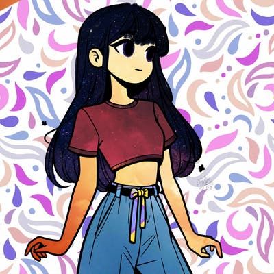 girl in a cute crop top