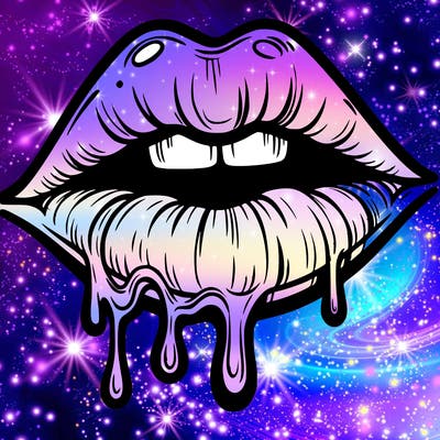 lips that look realistic and drip