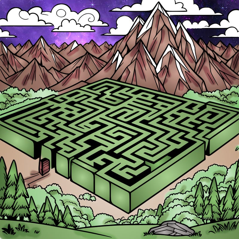 a giant maze
