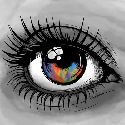realistic eye