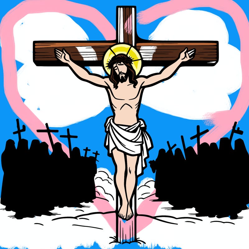 jesus on the cross