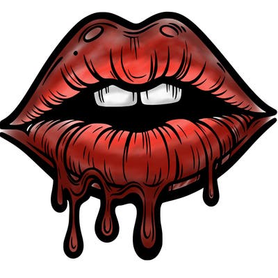 lips that look realistic and drip