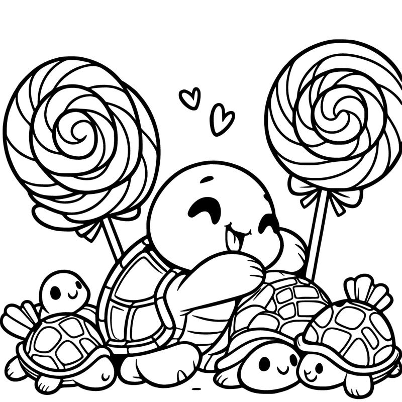 turtles and lollipops