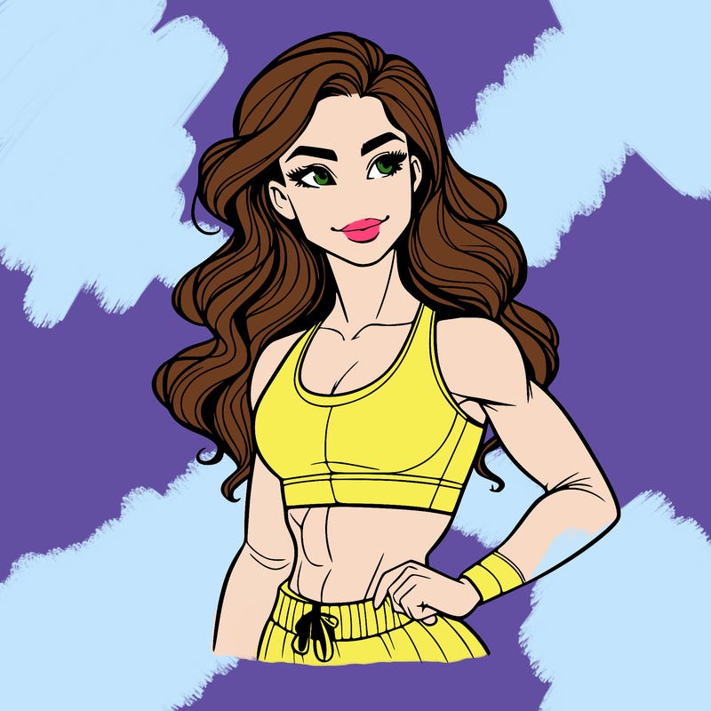 gorgeous girl with good body