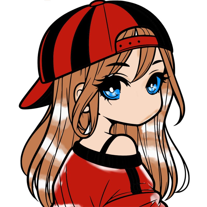 girl with a backward hat on