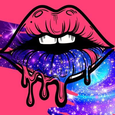 lips that look realistic and drip