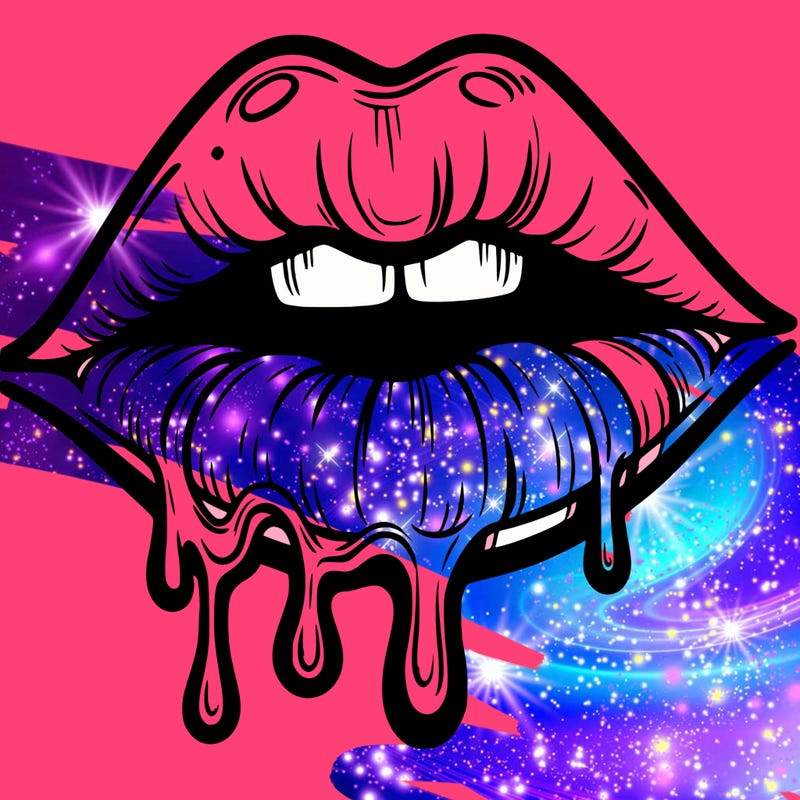 lips that look realistic and drip