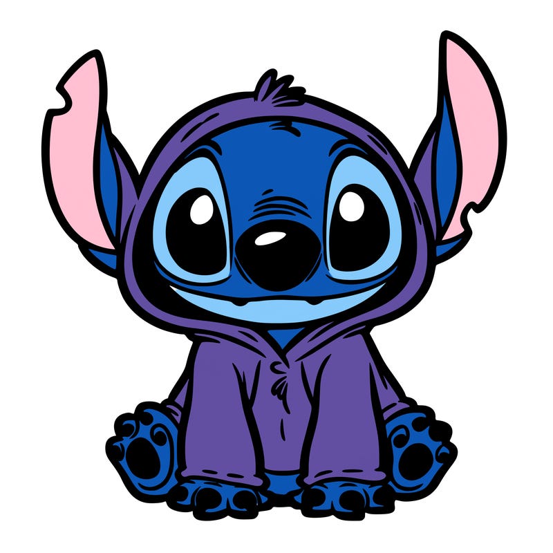 stitch in a dog costume