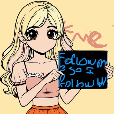 realistic pretty girl holding blank sign