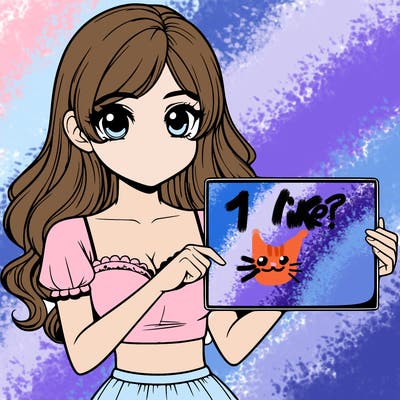 realistic pretty girl holding blank sign