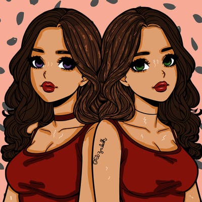 realistic twin sisters