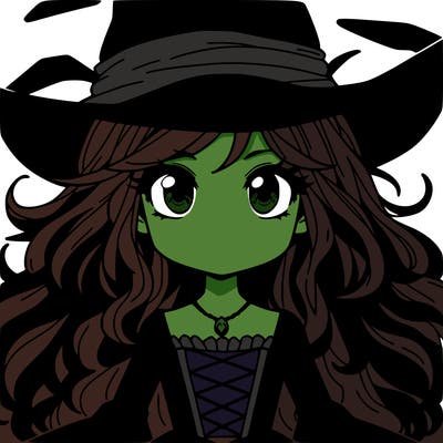 wicked movie anime style