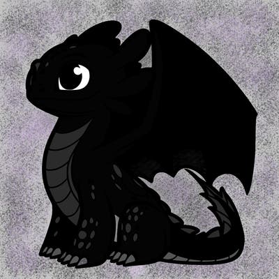toothless from how to train your dragon