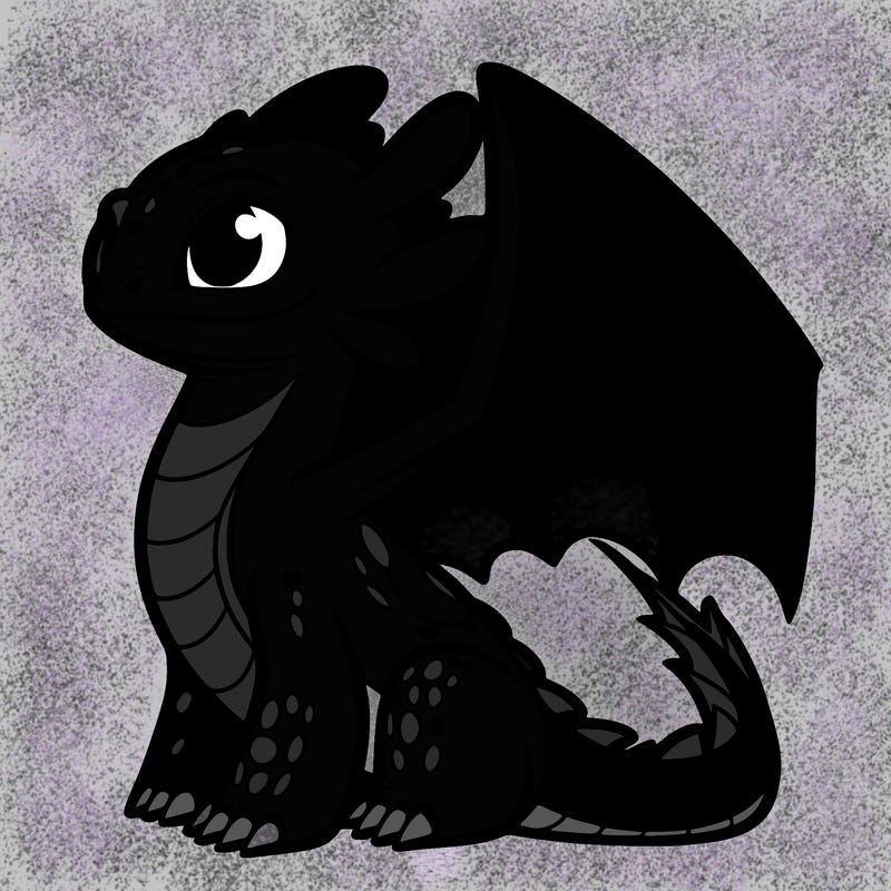 toothless from how to train your dragon