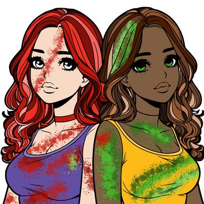 realistic twin sisters