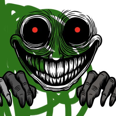 creepy smile