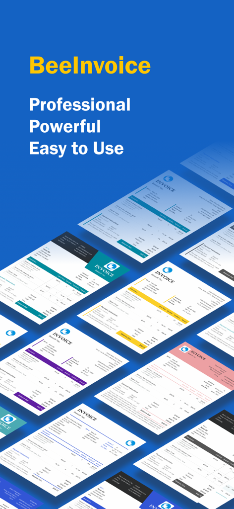 Invoice Maker · - Colección de plantillas profesionales de facturas y presupuestos para autónomos y contratistas