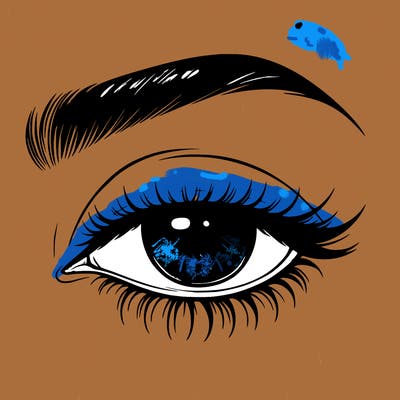 eye closed realistic