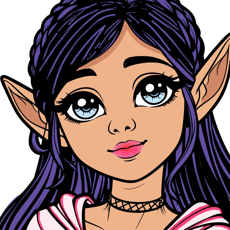 realistic elf girl