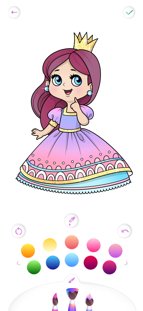 Princess Coloring Book Kids - Games App | MWM