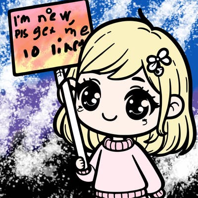 girl holding sign