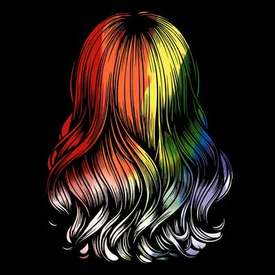 hair relistic  girl