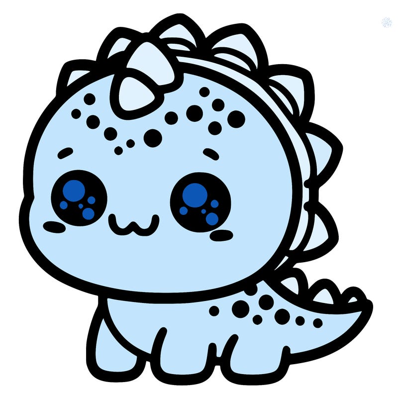 kawaii dinosaur