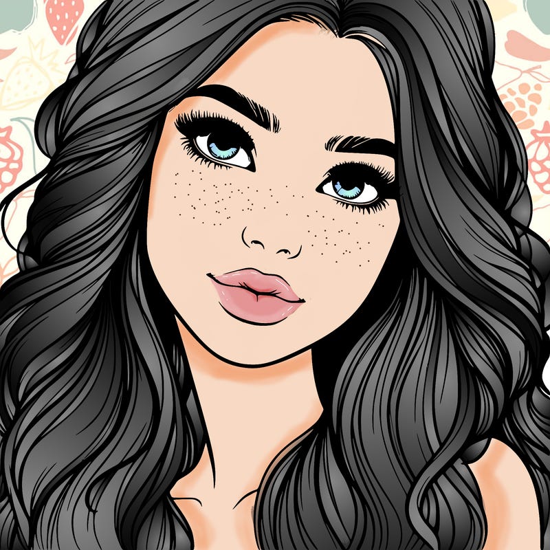 beautiful realistic girl