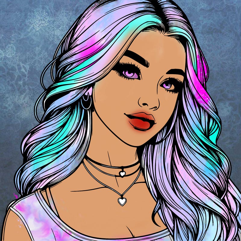 detailed realistic girl