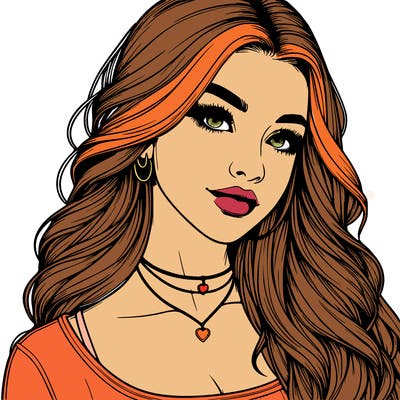 detailed realistic girl