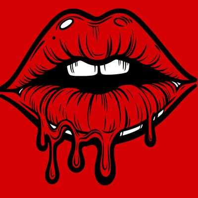 lips that look realistic and drip