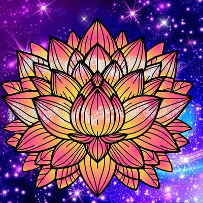 lotus flower mandala